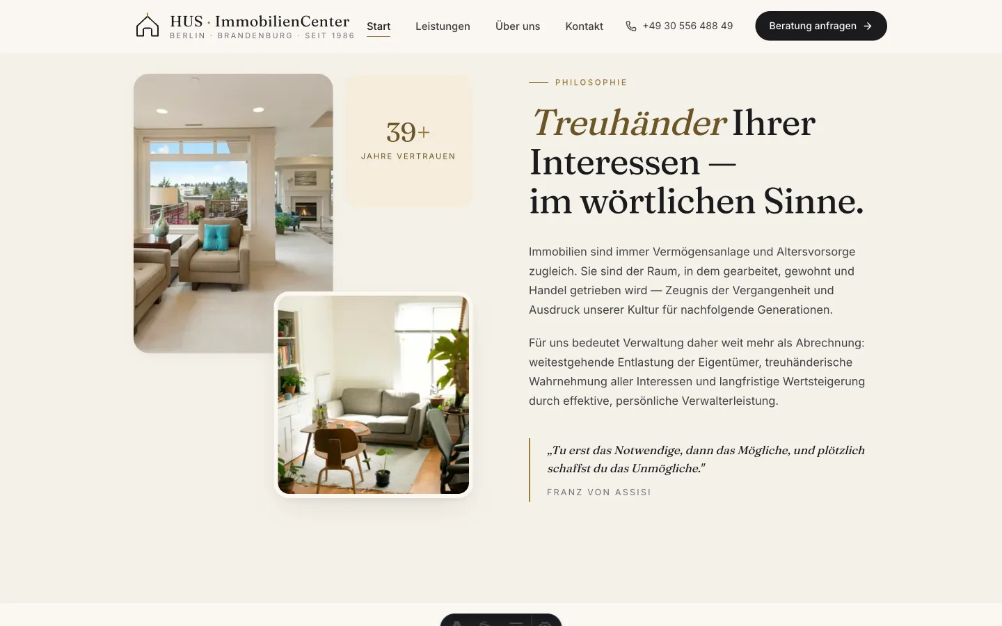 Philosophie-Abschnitt